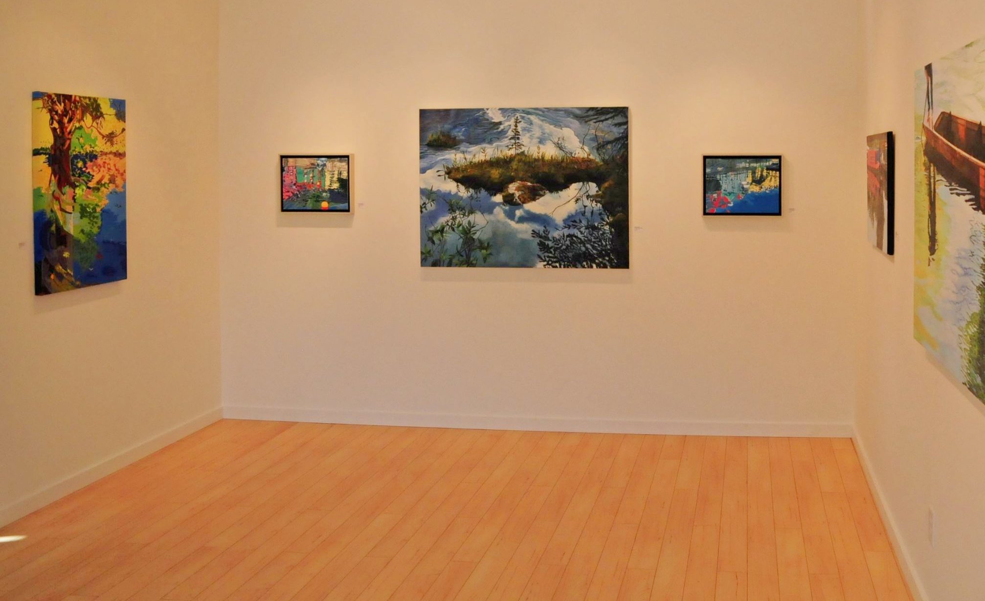 Brandy Saturley & Barbara Hirst at Edge Gallery Canmore Alberta