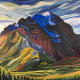 Canadian artists painting mountains