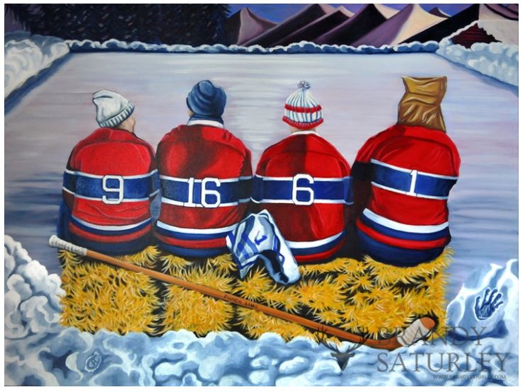 Montreal Canadiens painting