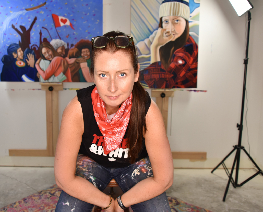 photo of Canadian Artist Brandy Saturley