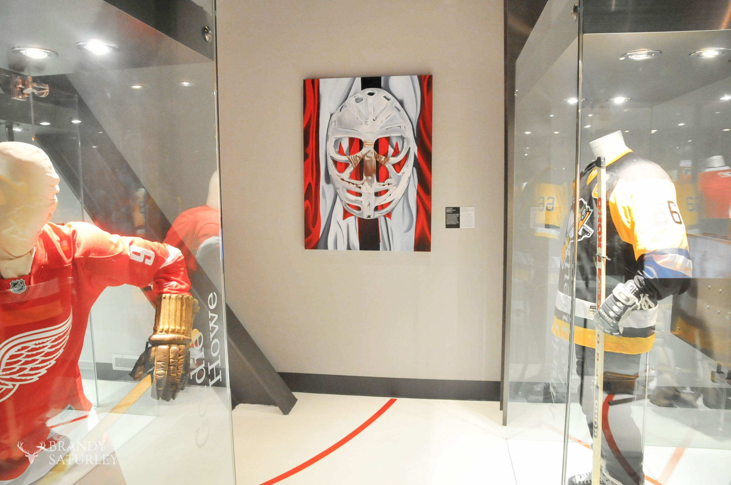 artwork on display at Canada's Sports Hall of Fame