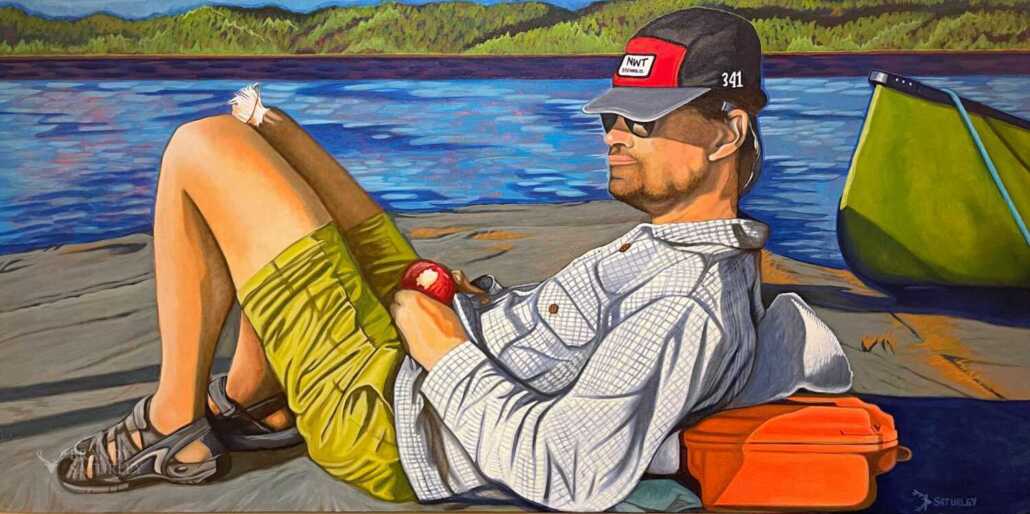canadian canoe paintings