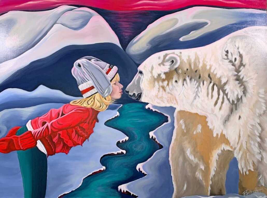 polar bear paintings