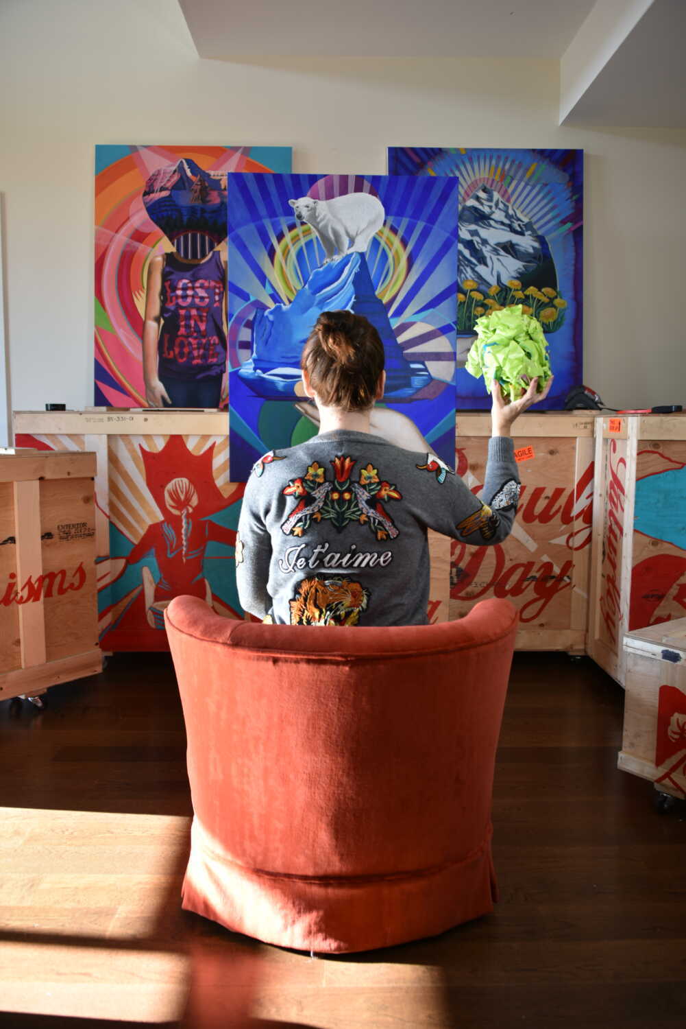 Behind a Solo Art Show