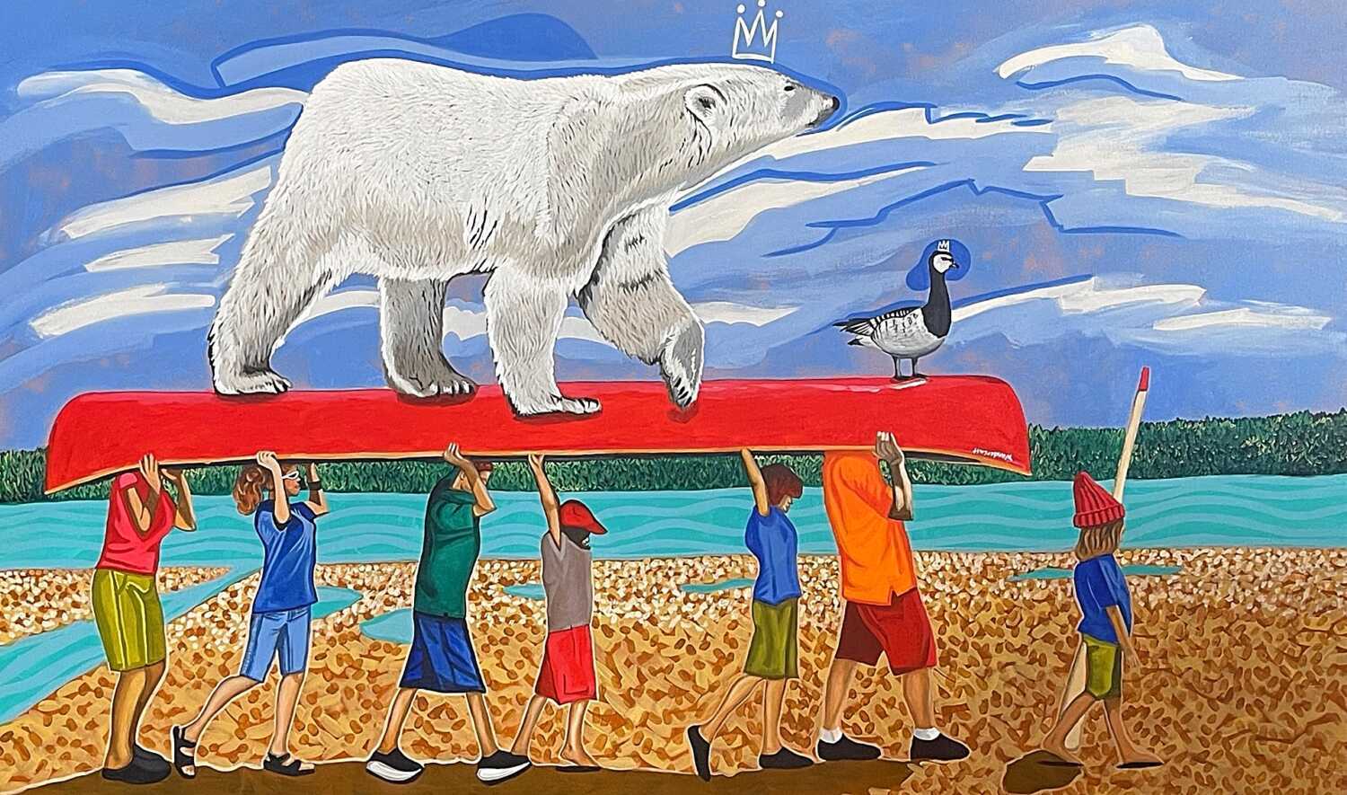 Contemporary Polar Bear Paintings