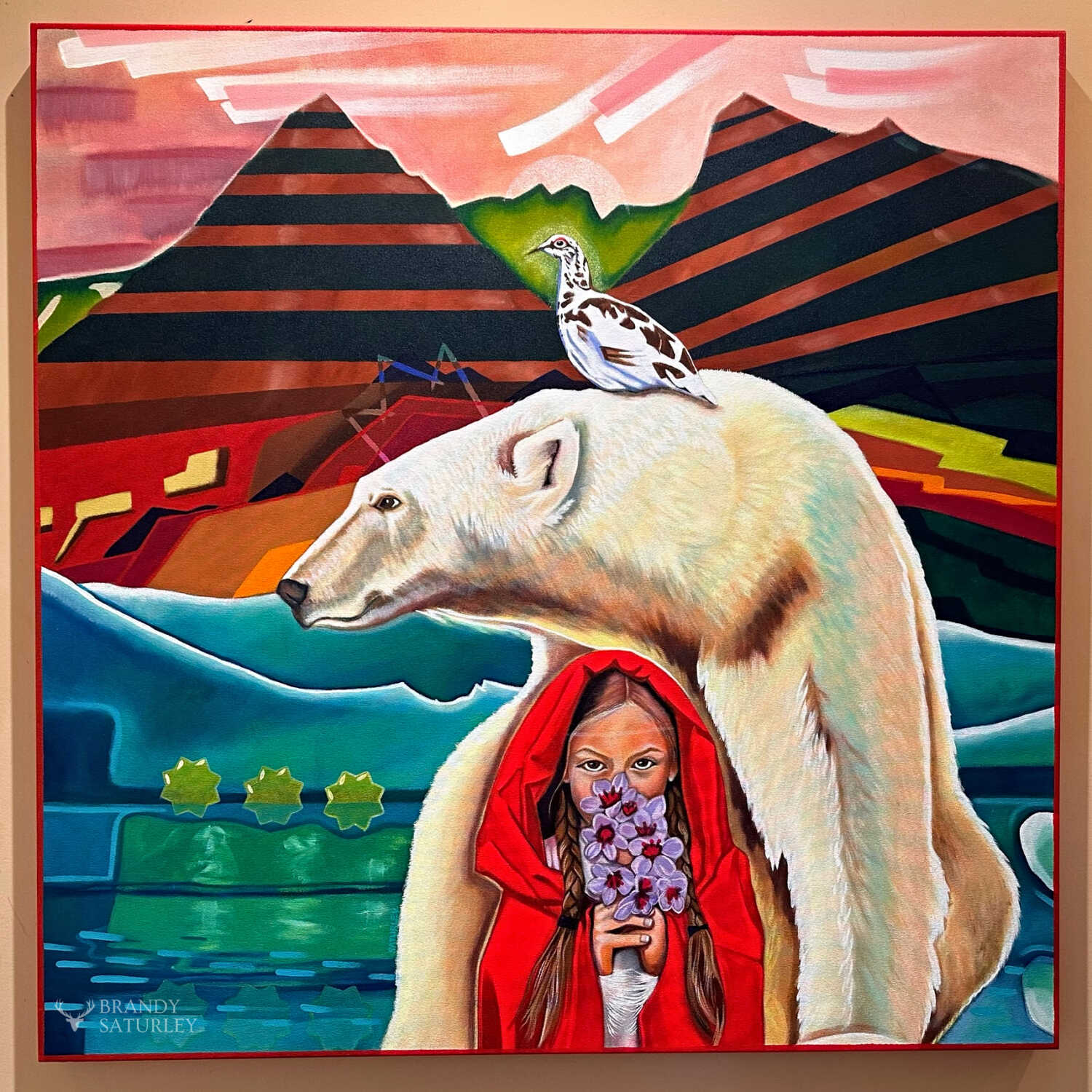 21st polar bear painting