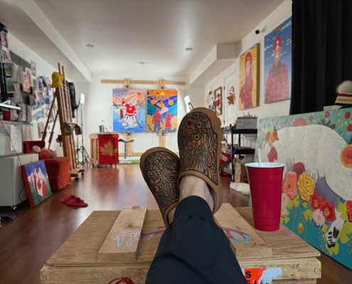 Behind the Studio Door