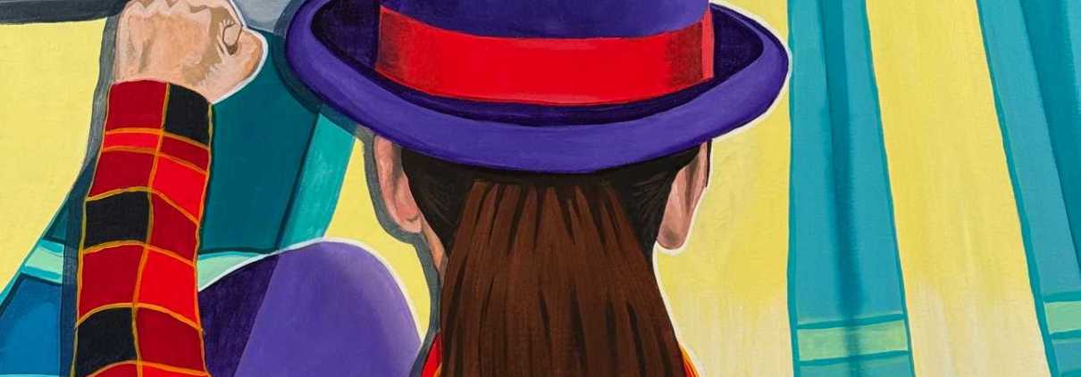 bowler hat painting
