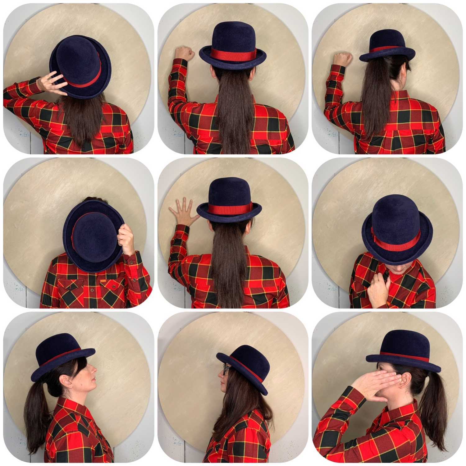 bowler hat painting