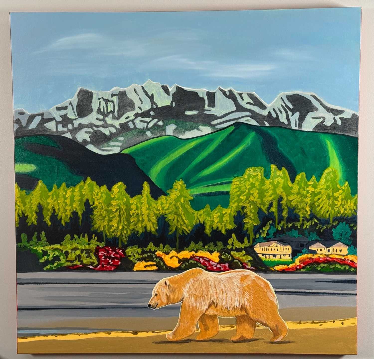 A Spirit Bear Painting