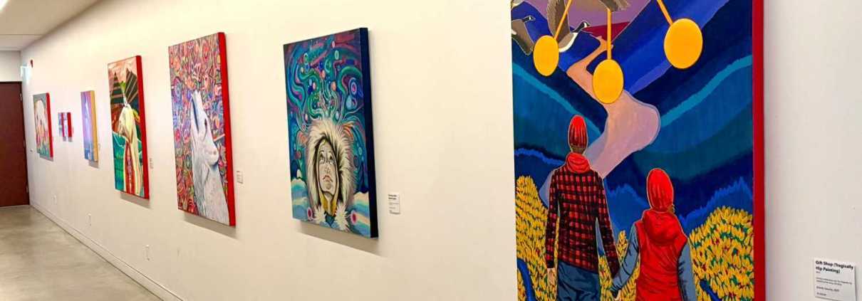 Brandy Saturley at Miller Art Gallery