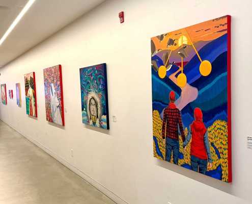 Brandy Saturley at Miller Art Gallery