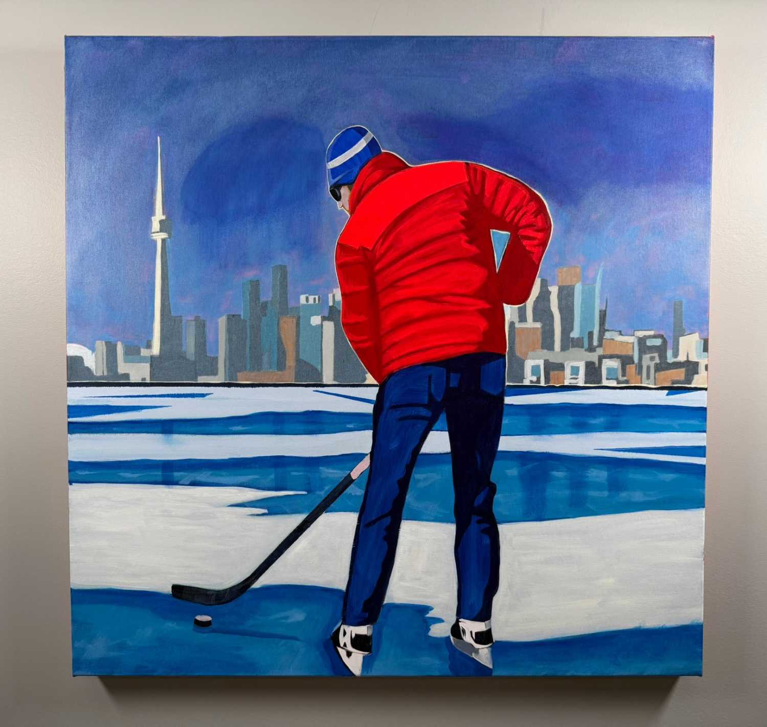 New Pond Hockey Paintings