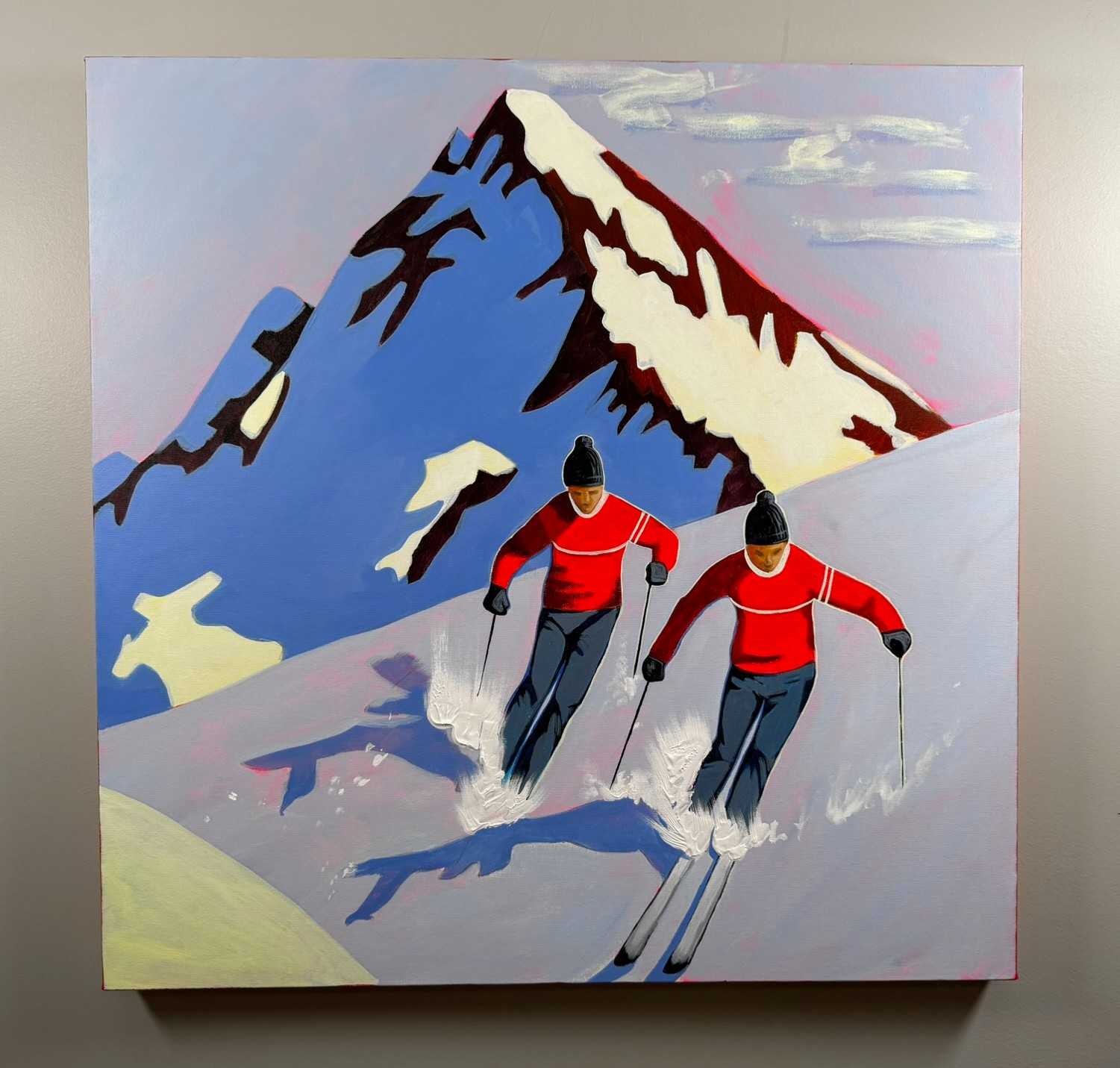 New Skiing Paintings