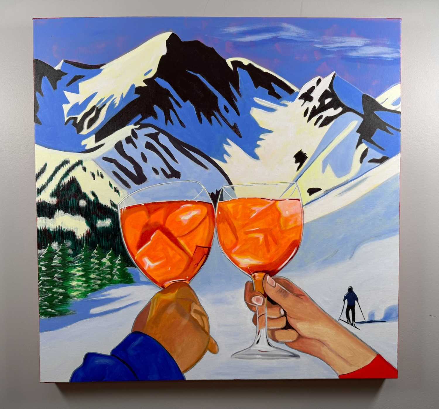 New Skiing Paintings