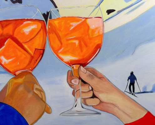 New Skiing Paintings