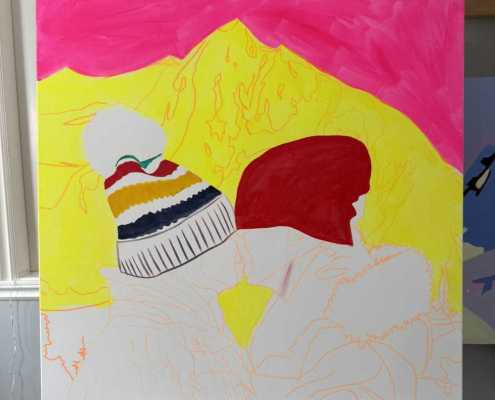 Making An Acrylic Painting