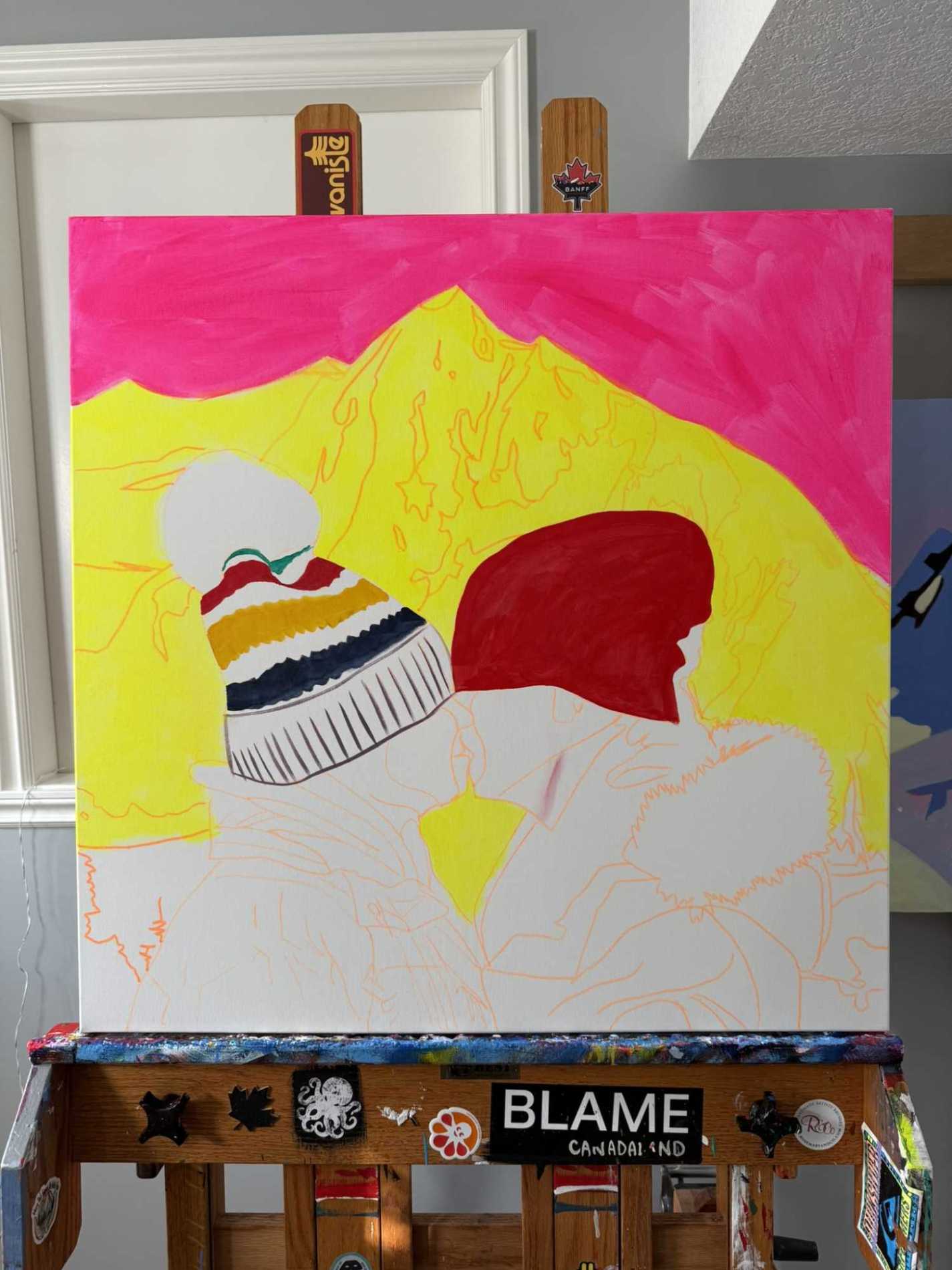 Making An Acrylic Painting