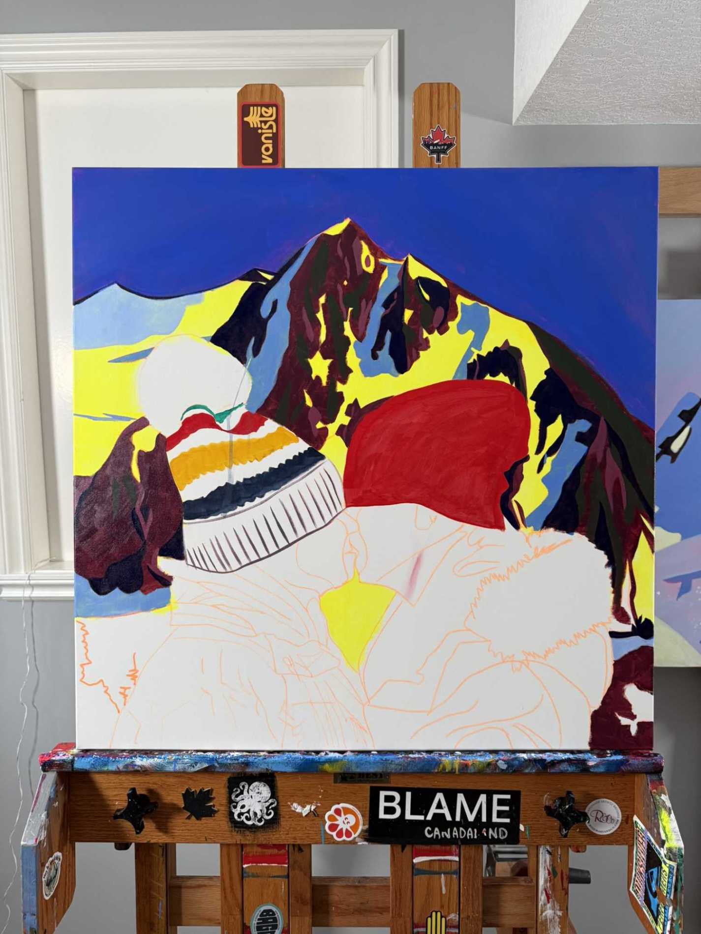 Making An Acrylic Painting