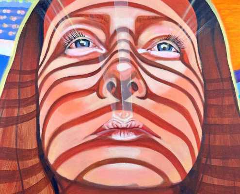 Canadian Landscape Inspired Portrait