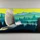 White Raven Painting