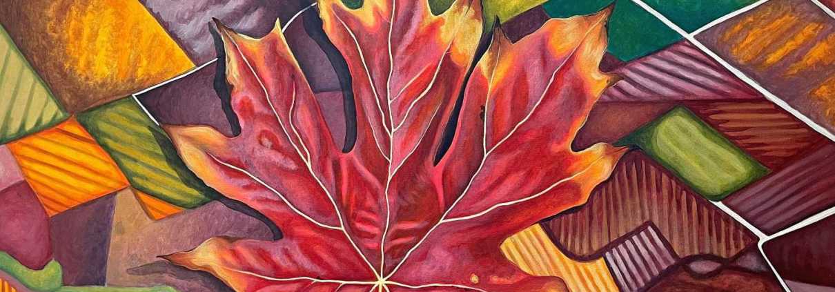 Canadian Maple Leaf Paintings
