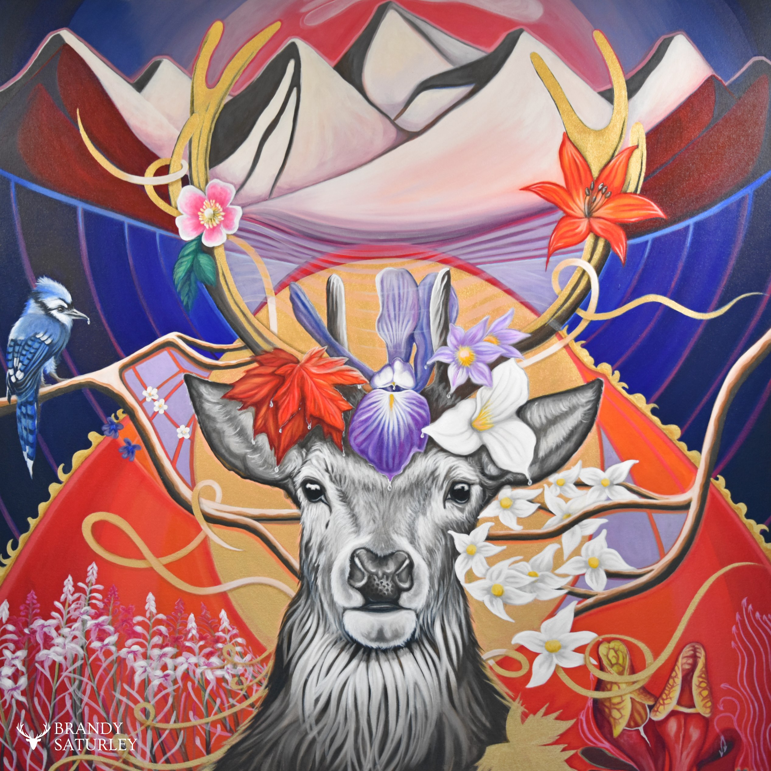 stag canada Canadian artist Brandy Saturley