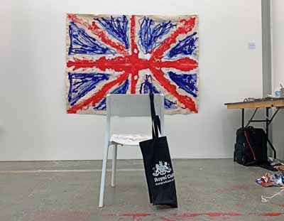 union jack painting Brexit - Brandy Saturley
