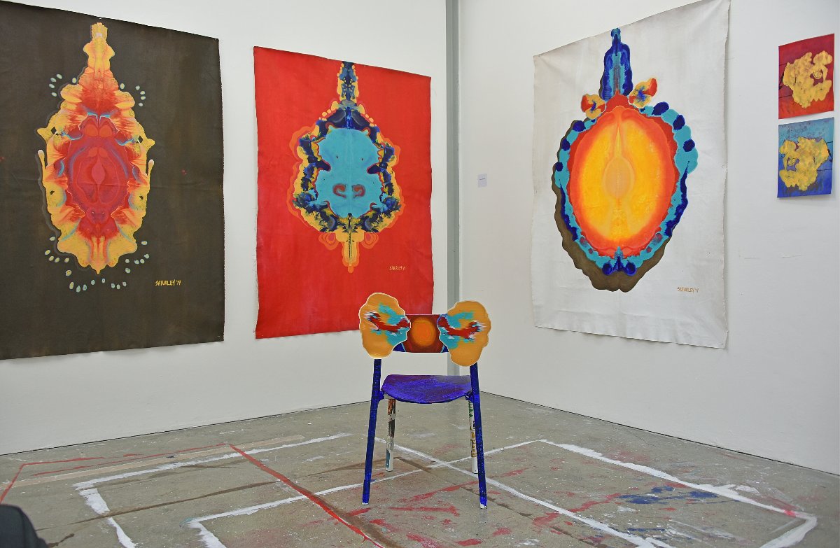 paintings at Royal College of Art Dyson gallery