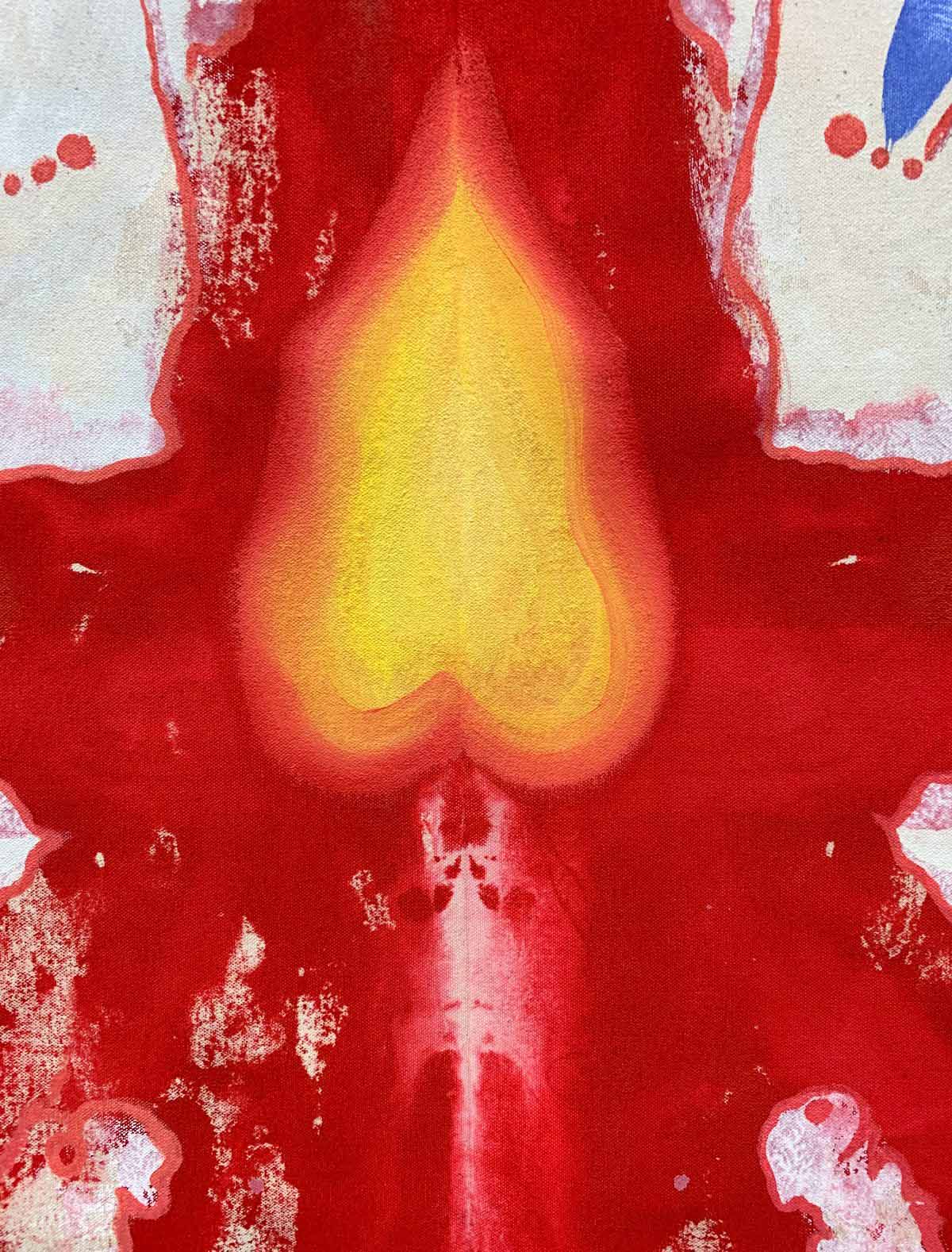 Union Jack Painting detail - Brandy Saturley