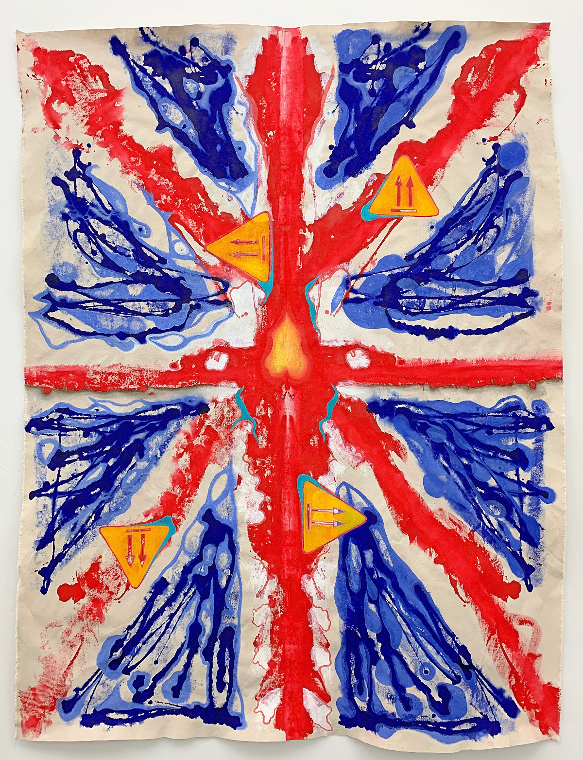 Union Jack painting by Canadian Artist Brandy Saturley - Brexit 