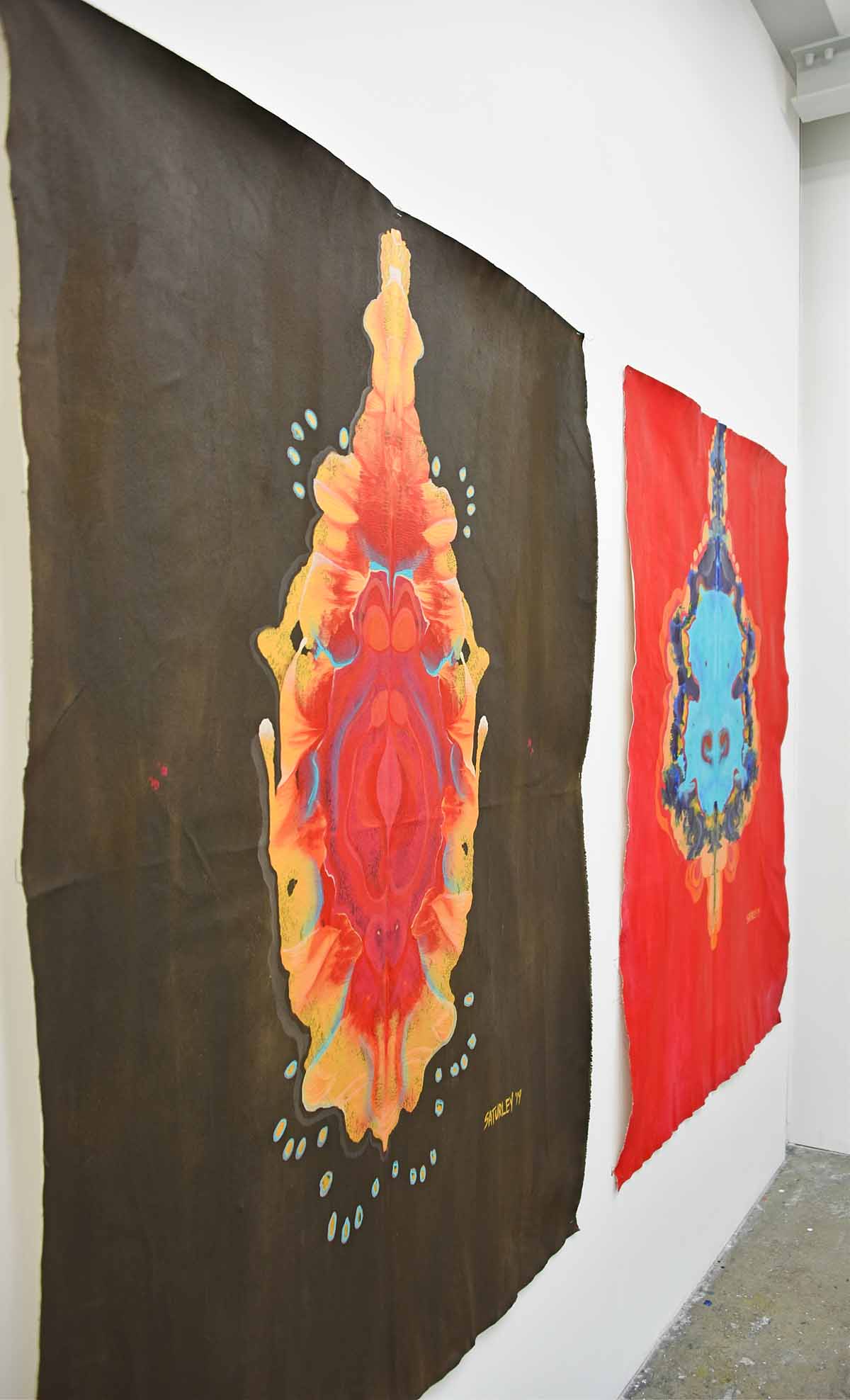 Royal College of Art - abstract paintings Brandy Saturley